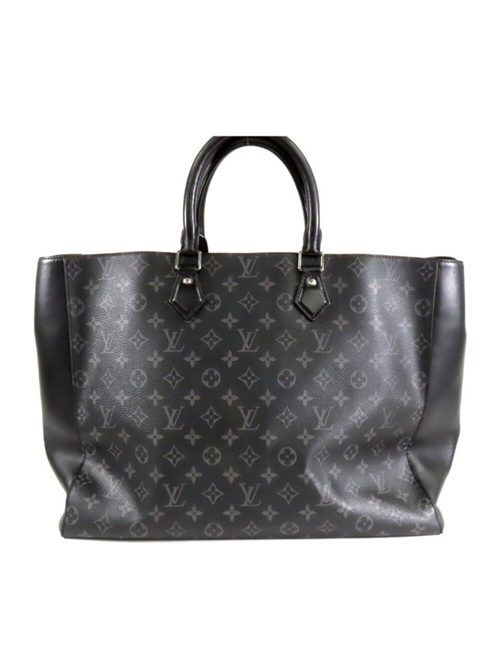 Louis Vuitton Grand Sac Black Monogram Eclipse Tote Bag